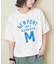 トンプキン天竺 ケミカル加工 ロゴ プリント Tシャツ