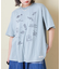 32/-スラブ天竺 マリン 刺繍 Tシャツ