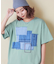 デニム パッチワーク モチーフ Tシャツ