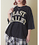 21/-天竺 ケミカル加工 ロゴパッチ Tシャツ
