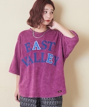 21/-天竺 ケミカル加工 ロゴパッチ Tシャツ