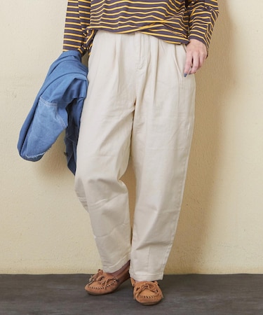 ストレッチ イージー タックパンツ