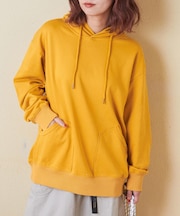 32s裏毛 パウダー加工 スウェット プルオーバー パーカー