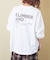 10/-スラブ天竺 バックプリント ビッグ Tシャツ