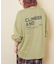 10/-スラブ天竺 バックプリント ビッグ Tシャツ