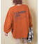 10/-スラブ天竺 バックプリント ビッグ Tシャツ