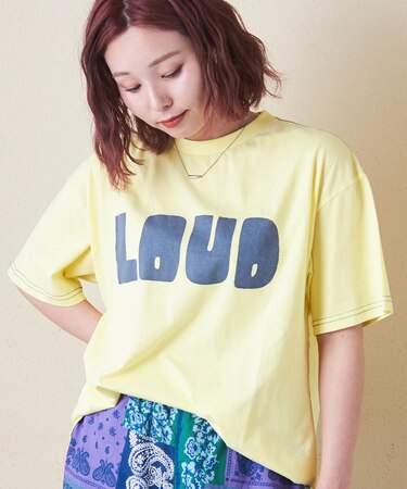 32s天竺 ロゴプリント Tシャツ