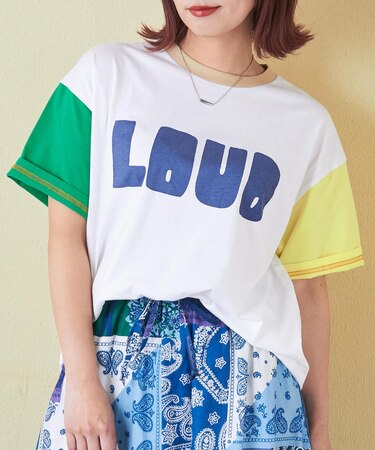 32s天竺 ロゴプリント Tシャツ