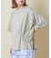 32/-天竺 シャーリング 半袖 Tシャツ