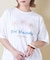 21/-シルケット風天竺 接触冷感 裾タック Tシャツ