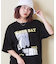 21/-OE天竺 箔プリント ロゴ Tシャツ