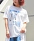 21/-OE天竺 箔プリント ロゴ Tシャツ