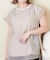 32/-天竺 シアー レイヤード Tシャツ