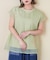 32/-天竺 シアー レイヤード Tシャツ
