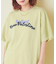 21/-OE天竺 ロゴ 刺繍 ドルマン Tシャツ
