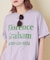32/-OE天竺 ロゴ プリント Tシャツ
