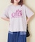 32/-OE天竺 ロゴプリント Tシャツ