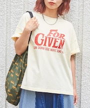 32/-OE天竺 ロゴプリント Tシャツ