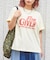 32/-OE天竺 ロゴプリント Tシャツ