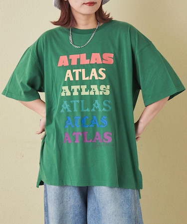 32/-ピーチ起毛 天竺 オゾン加工 ビッグ Tシャツ