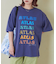 32/-ピーチ起毛 天竺 オゾン加工 ビッグ Tシャツ