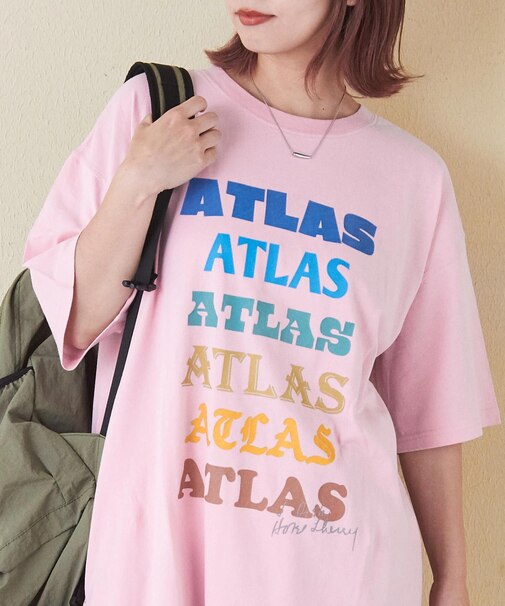 32/-ピーチ起毛 天竺 オゾン加工 ビッグ Tシャツ