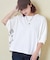 26/-天竺 パウダー加工 2WAY スリーブ Tシャツ