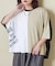 26/-天竺 パウダー加工 2WAY スリーブ Tシャツ