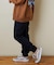 裏起毛 ストレッチ ツイル ジョガーパンツ