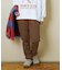 裏起毛 ストレッチ ツイル ジョガーパンツ