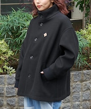 ウールフィール スタンドカラー ジャケット