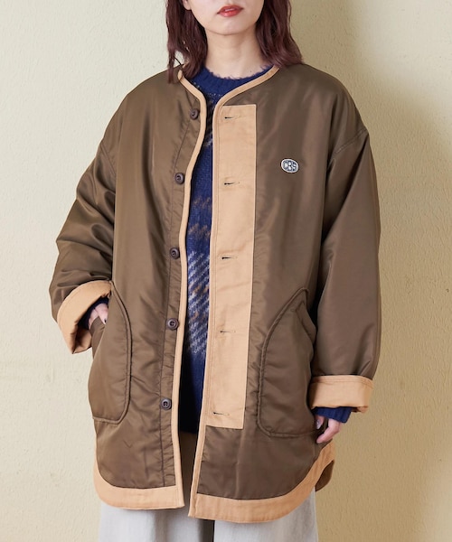 Padded Knit Collar Jacket - F6357｜フレッドペリーの通販｜&mall