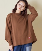 トンプキン裏毛 モックネック 脇切替 プルオーバー スウェット