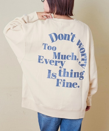 CVC ガーゼ裏毛 裏起毛 スウェット ビッグ プルオーバー