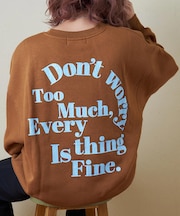 CVC ガーゼ裏毛 裏起毛 スウェット ビッグ プルオーバー