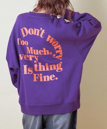 CVC ガーゼ裏毛 裏起毛 スウェット ビッグ プルオーバー