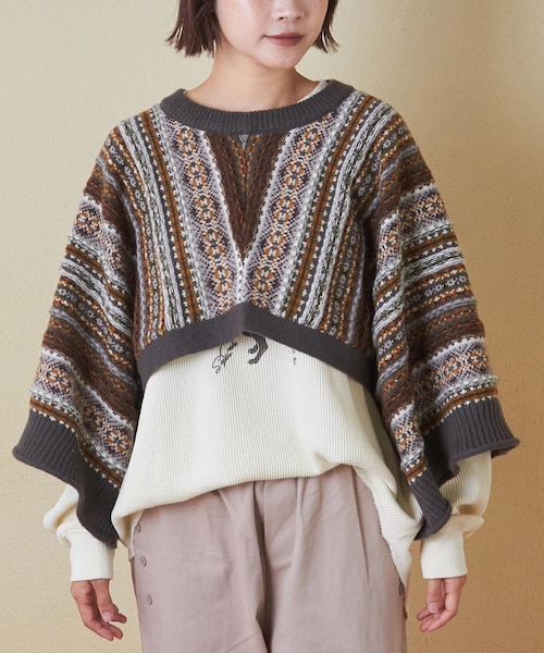 ペルーワイドニットベスト｜アーバンリサーチの通販｜&mall（アンド