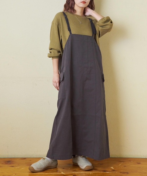 リップストップ ミリタリー ジャンパースカート
