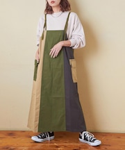 リップストップ ミリタリー ジャンパースカート
