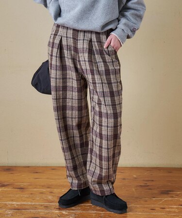 ウールフィール イージータックパンツ