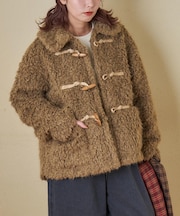 カーリーファー トグルボタン ジャケット