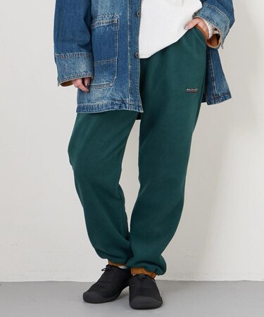 フリース × ナイロン イージーパンツ