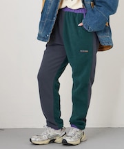 フリース × ナイロン イージーパンツ