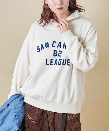 30/10裏毛 ショールカラー プルオーバー スウェット