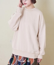 evo. (エボ) ピグメント加工 クルーネック プルオーバー スウェット