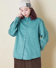 細コーデュロイ レギュラー シャツ