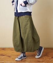 微起毛 ツイル バルーン スカート