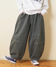 微起毛 ツイル バルーン パンツ