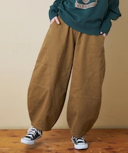 微起毛 ツイル バルーン パンツ