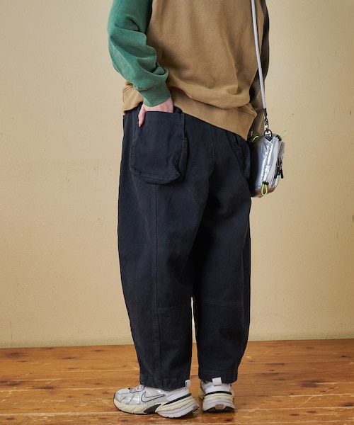 ラベンダー バルーンパンツ サイドポケット付き ラベンダー バルーンパンツ サイドポケット付き